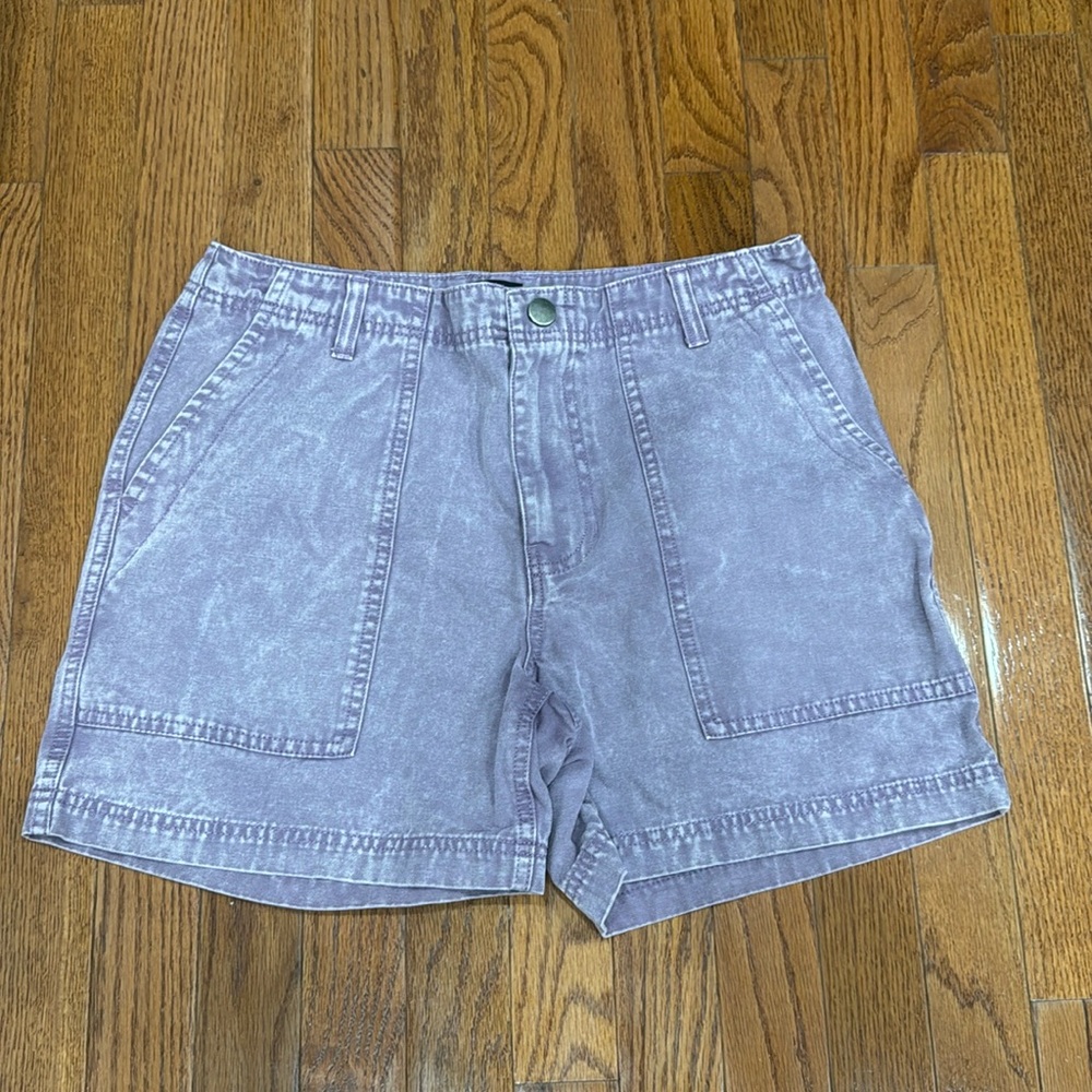 Urban Outfitters purple acid wash shorts